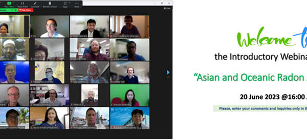 The Introductory Webinar of the "Asian and Oceanic Radon Association"