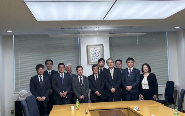 浪江町議会議員が学長を表敬訪問しました