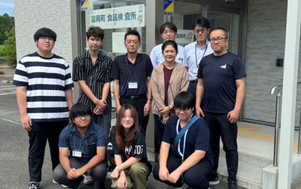 タイ・チュラロンコン大学の学生が福島県富岡町で調査を行いました