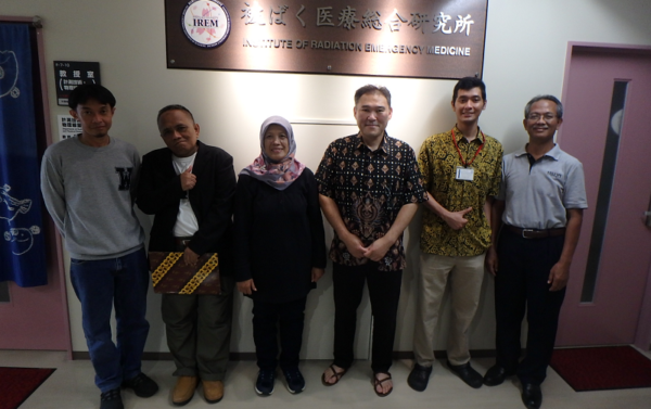 インドネシア国立研究革新庁が来学し、生物学的線量評価に関する共同研究を実施