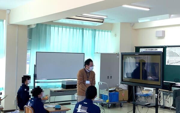 浪江町立なみえ創成中学校で放射線に関する授業を実施